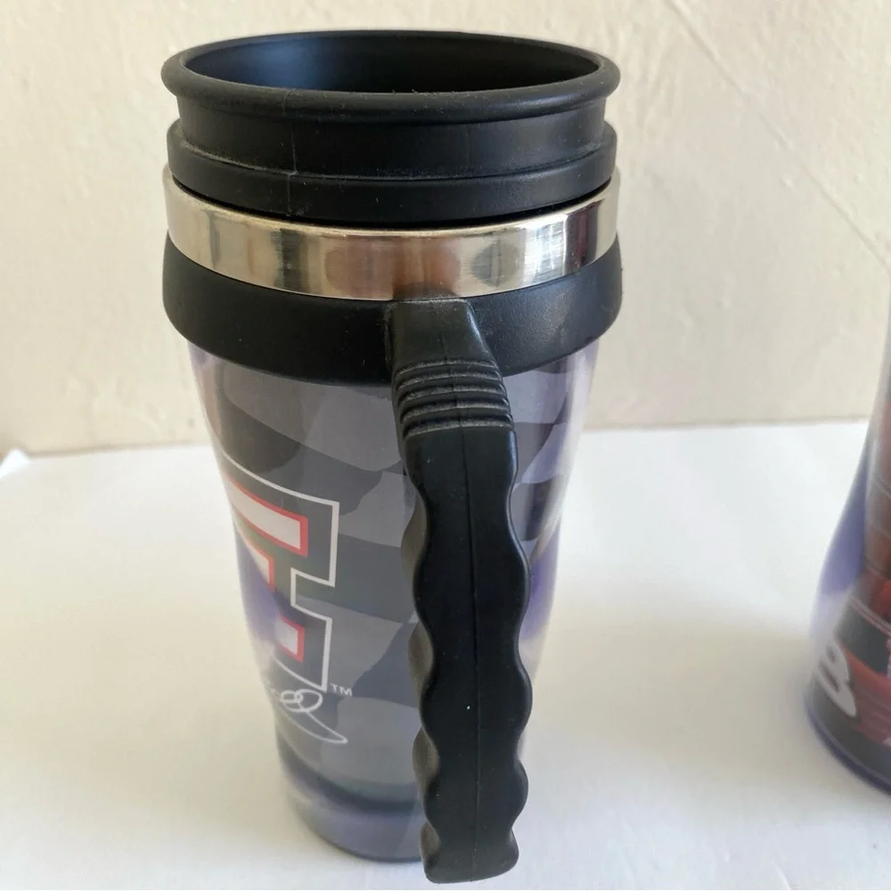 DALE EARNHARDT TRAVEL MUG AND TUMBLER ACTION SPORTS IMAGE